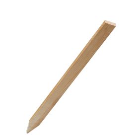 Wooden Garden Stakes, 25 Pcs 24 x 0.5 x1.5 in Survey Grading Stakes, Garden Ground Stake with Sharp Point, Fir Wood Plant Support Stake