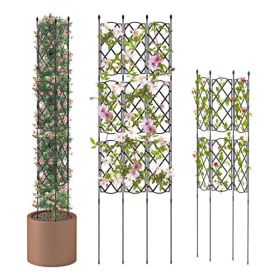 19' x 64'Outdoor Plant Support Frame for Raised Garden Bed